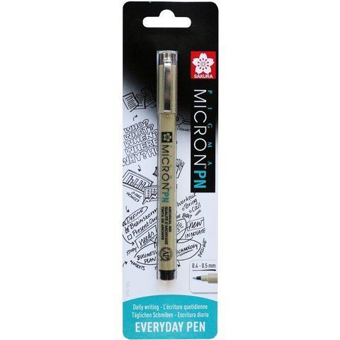Ручка PIGMA MICRON PN Чорний (лінія 0.4-0.5мм) Sakura 8712079441609 фото