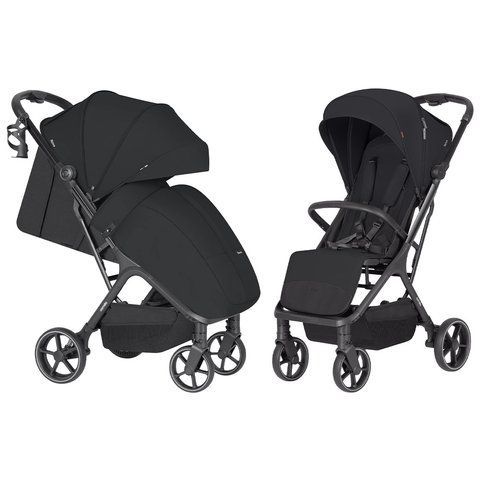 Прогулянкова коляска CARRELLO Nova CRL-5524 Vinyl Black CRL-5524 Vinyl Black фото