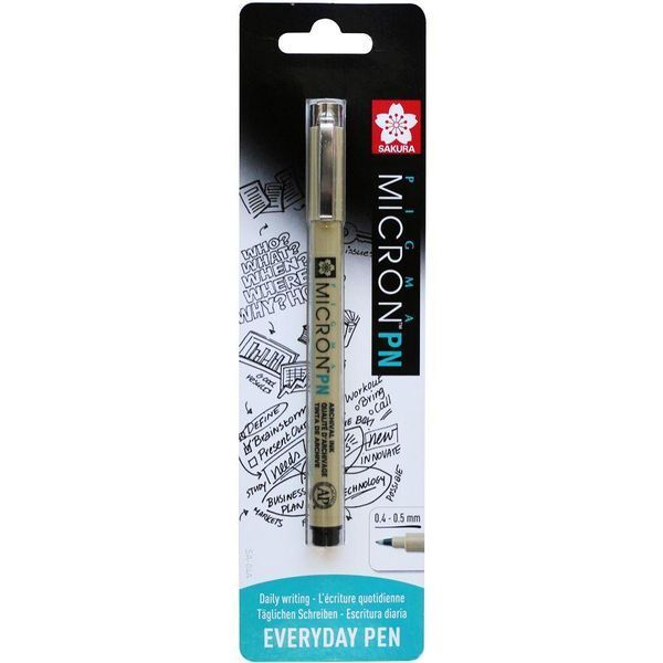 Ручка PIGMA MICRON PN Чорний (лінія 0.4-0.5мм) Sakura 8712079441609 фото Ручка PIGMA MICRON PN Чорний (лінія 0.4-0.5мм) Sakura 8712079441609 фото