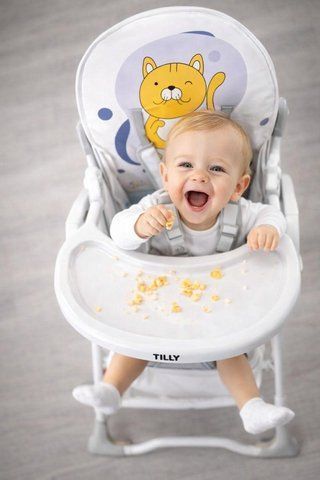 Стілець для годування TILLY Buddy T-633/2 Lilac Cat T-633/2 Lilac Cat фото