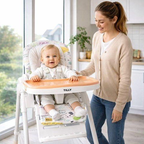 Стілець для годування BABY TILLY Bistro T-641/2 Beige T-641/2 Beige фото