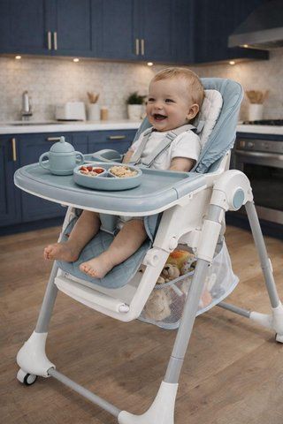 Стілець для годування CARRELLO Toffee CRL-9502/3 Cloud Grey CRL-9502/3 Cloud Grey фото