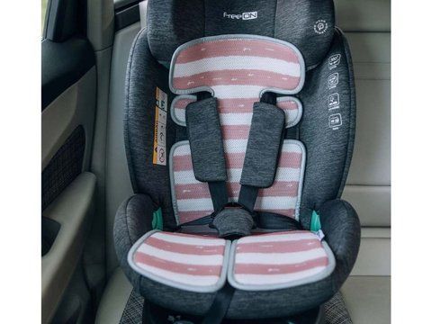 Підкладка для коляски та автокрісла FreeON pink-white 48723 фото