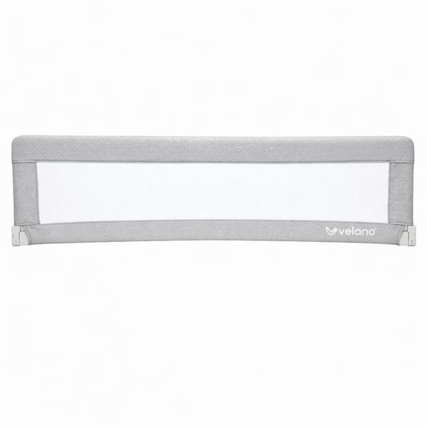 Захисний бортик для ліжка VELANO Wolli, light grey 46167 фото Захисний бортик для ліжка VELANO Wolli, light grey 46167 фото