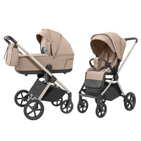 Коляска універсальна CARRELLO Ultra CRL-6527 2в1 Floral Beige /1 CRL-6527 Floral Beige фото